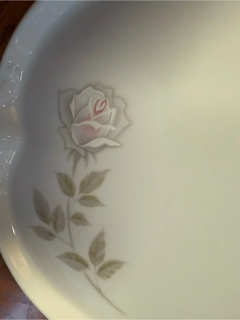 Noritake Edenrose 6343  Porcelain Serving Tray Set with Pink Rose Accents